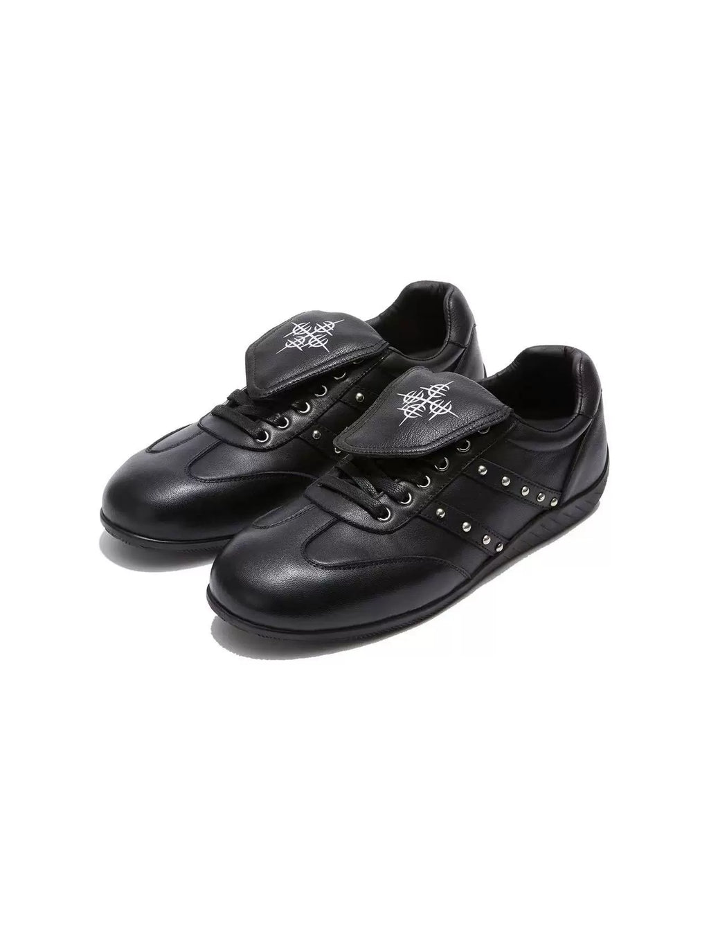 DETW Goodyear Welt Leather Cross-Pattern Rivet German Training Sneaker