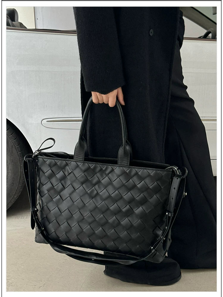 DM Tenacious Premium Vintage Woven Tote Shoulder Bag