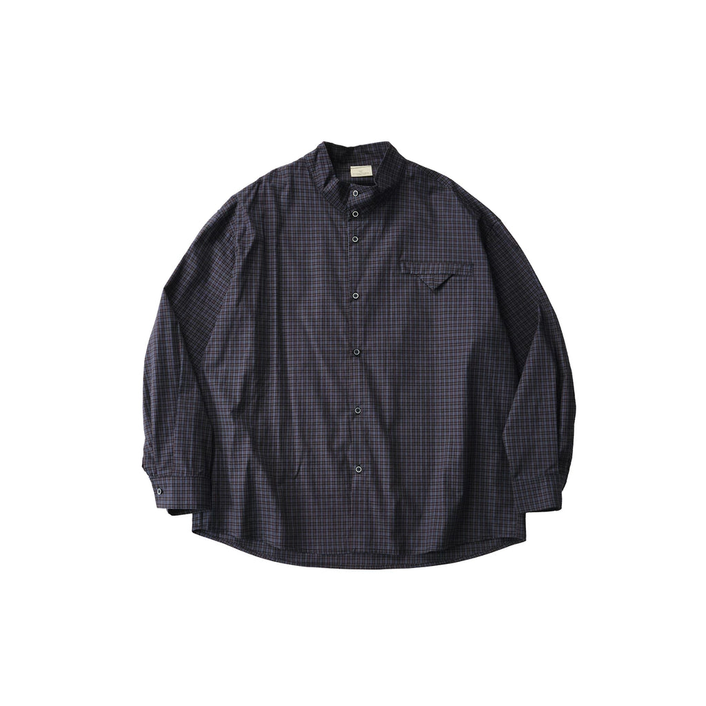 LIVINGTOWN Loose Plaid Long-sleeved Shirt