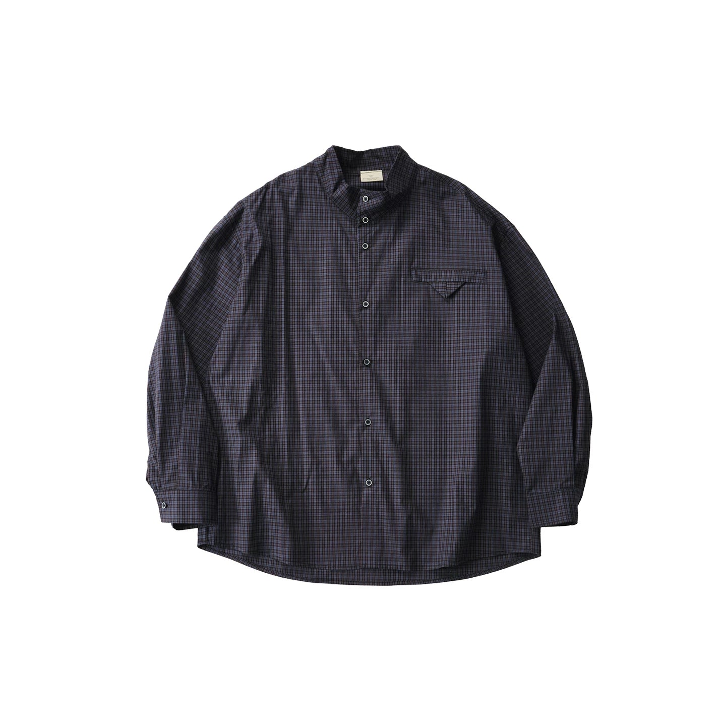 LIVINGTOWN Loose Plaid Long-sleeved Shirt