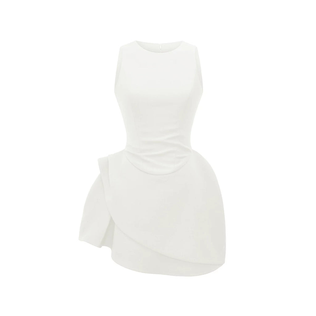 Avenement Irregular Crop Bud Dress Dress