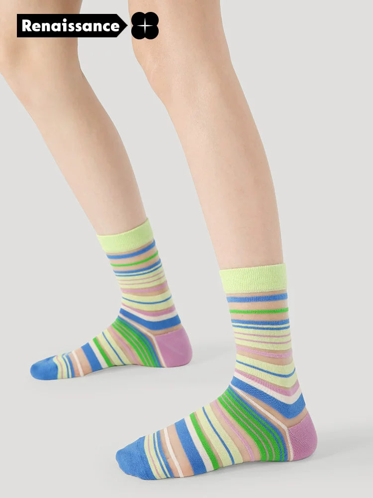 Renaissance Cass mesh Anti-Bacterial Socks 3pcs