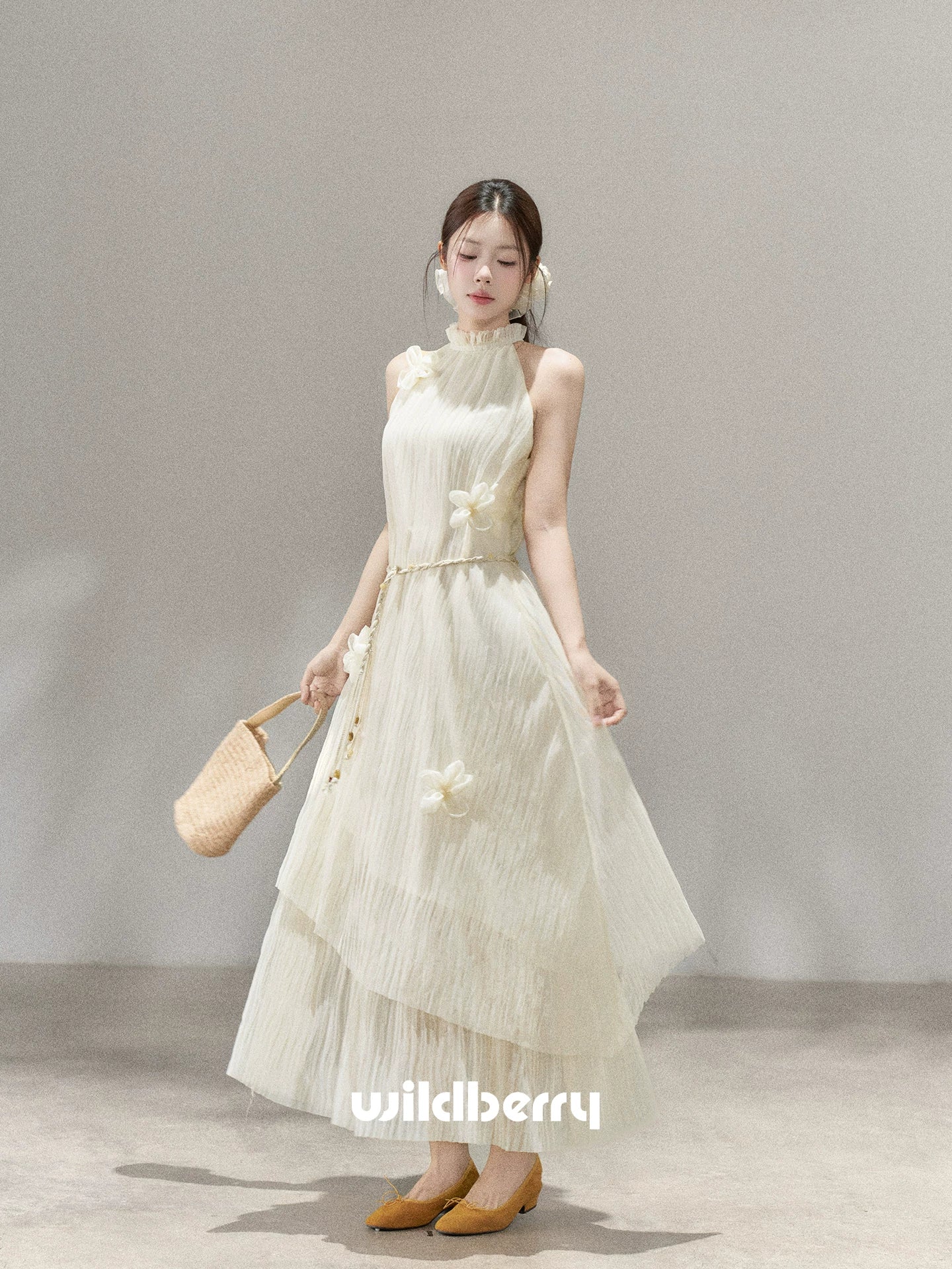 Wildberry Waist Sleeveless Dress