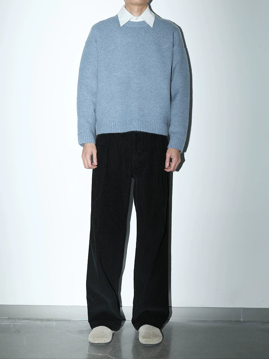 Plus No Logo Easiest for Matchloose Round Neck Sweater