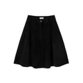 RPB BRAND Drape Korean Versatile High-waisted A-shaped Skirt
