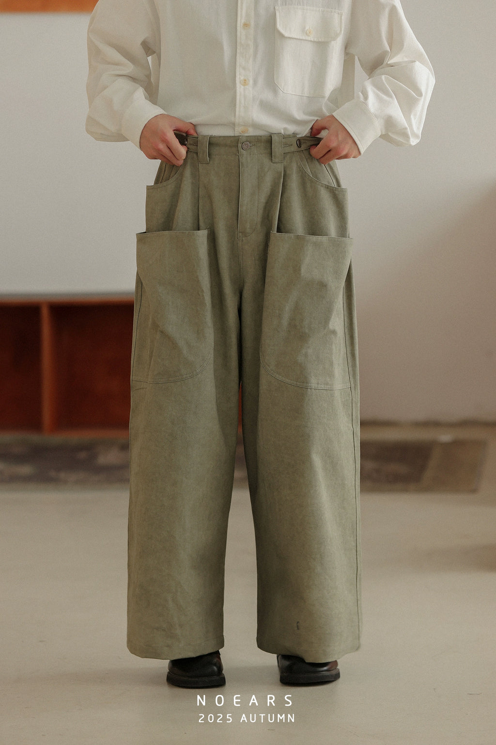 NOEARS Japanese Retro Loose Casual Pants