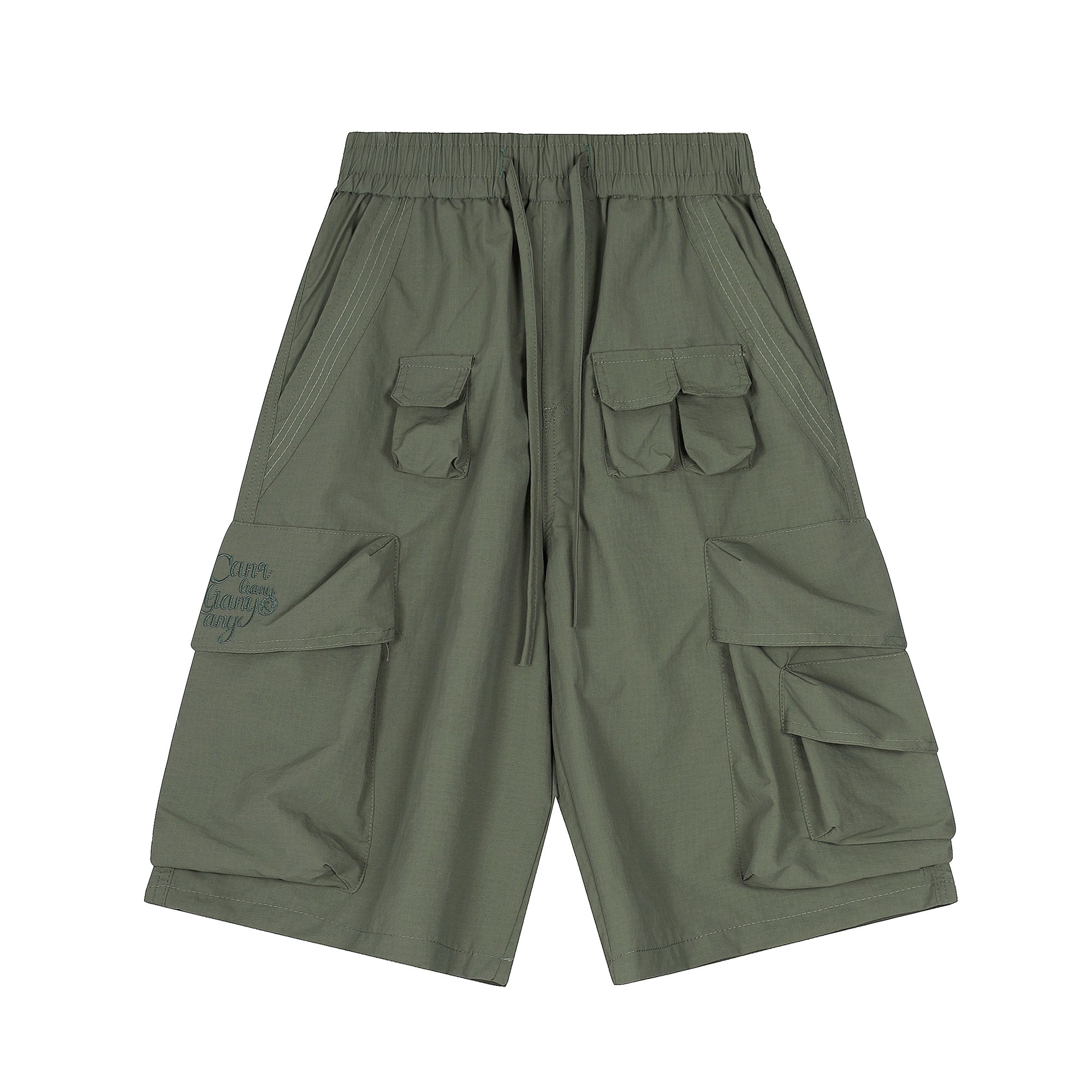 BLACKLISTS Quick-drying Multi-pocket Loose-fitting Five-point Pants