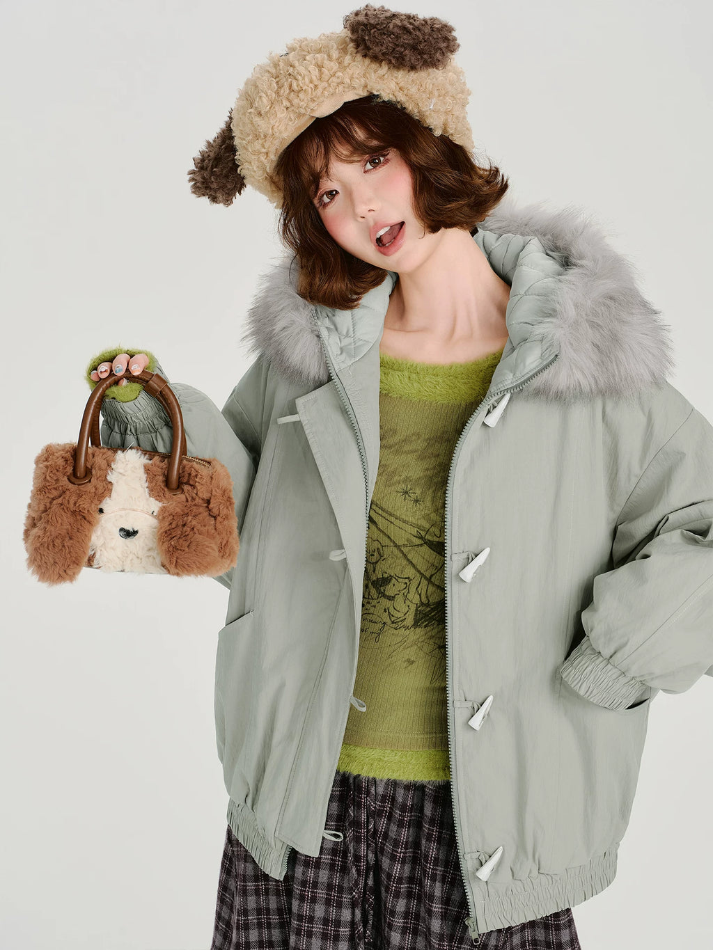 Girlyhalo Versatile Padded Thick Jacket
