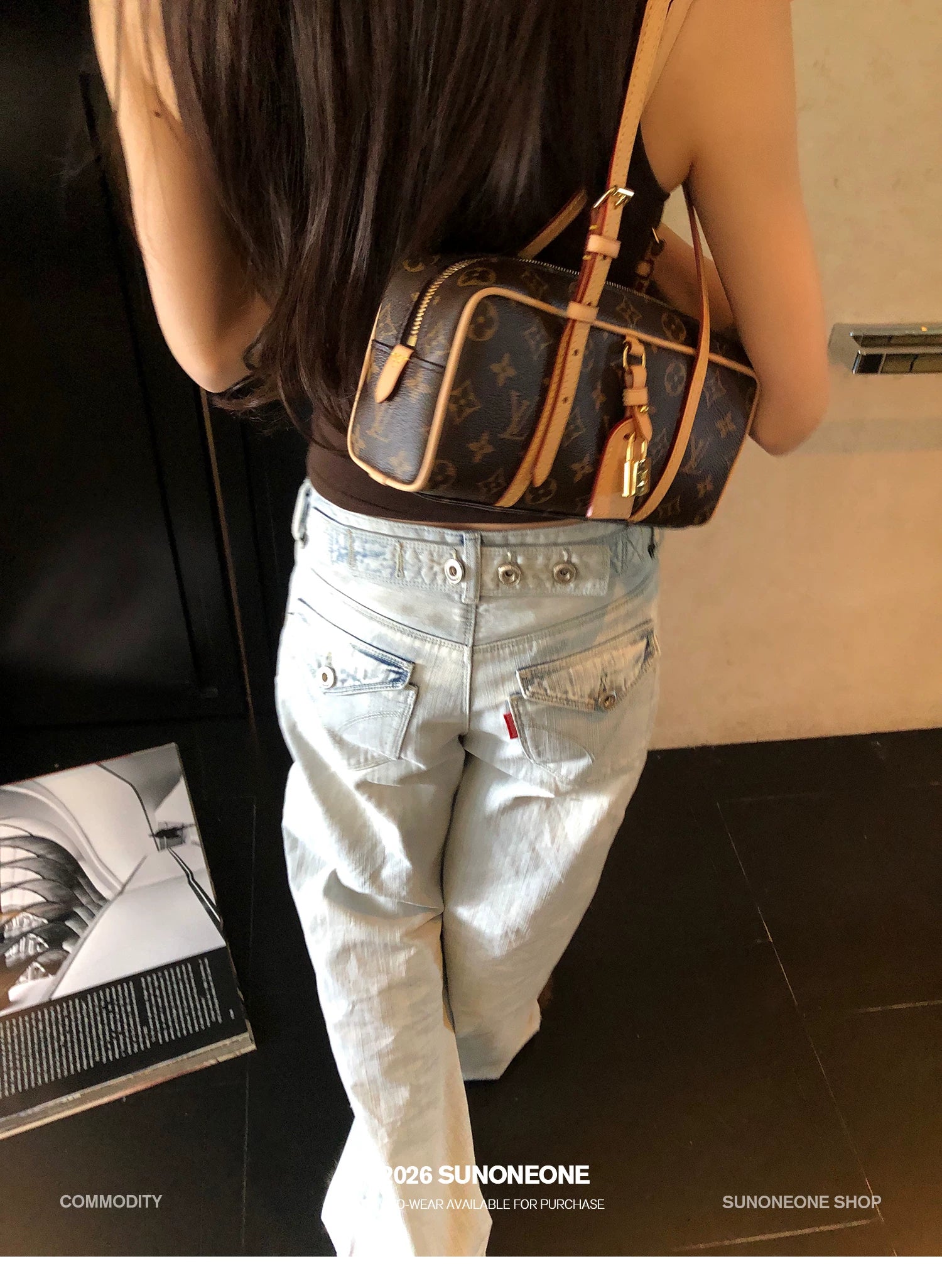 SUNONEONE Straight Versatile Jeans