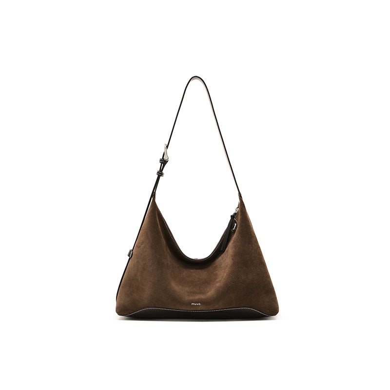 MUVA Leather Large Capacity Shoulder Bag