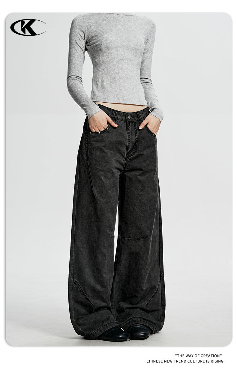 11KN American Vintage Rock Gray Cargo Pants Unisex