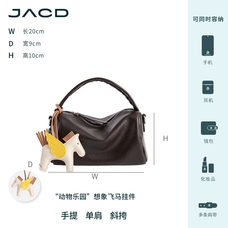 JACD Crossbody Premium Pillow Bag Portable Boston Bag