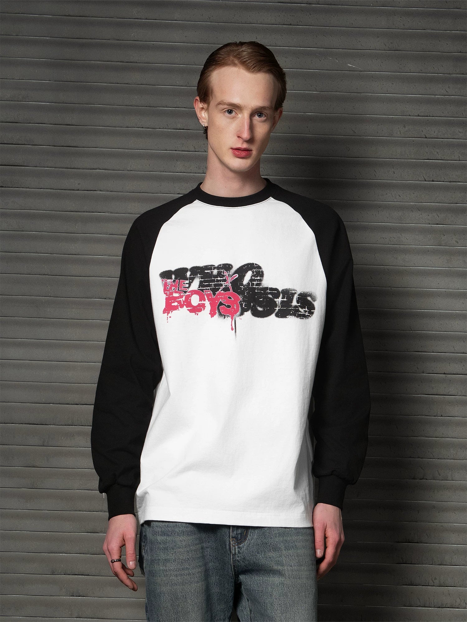 WHOOSIS Shoulder Simple Casual Long Sleeve