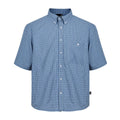 Remedy Lapel Loose Short Plaid Shirt