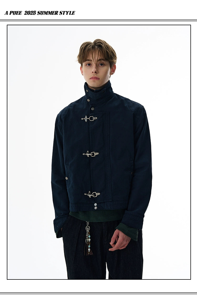 A PUEE Vintage Plane Button Work Jacket
