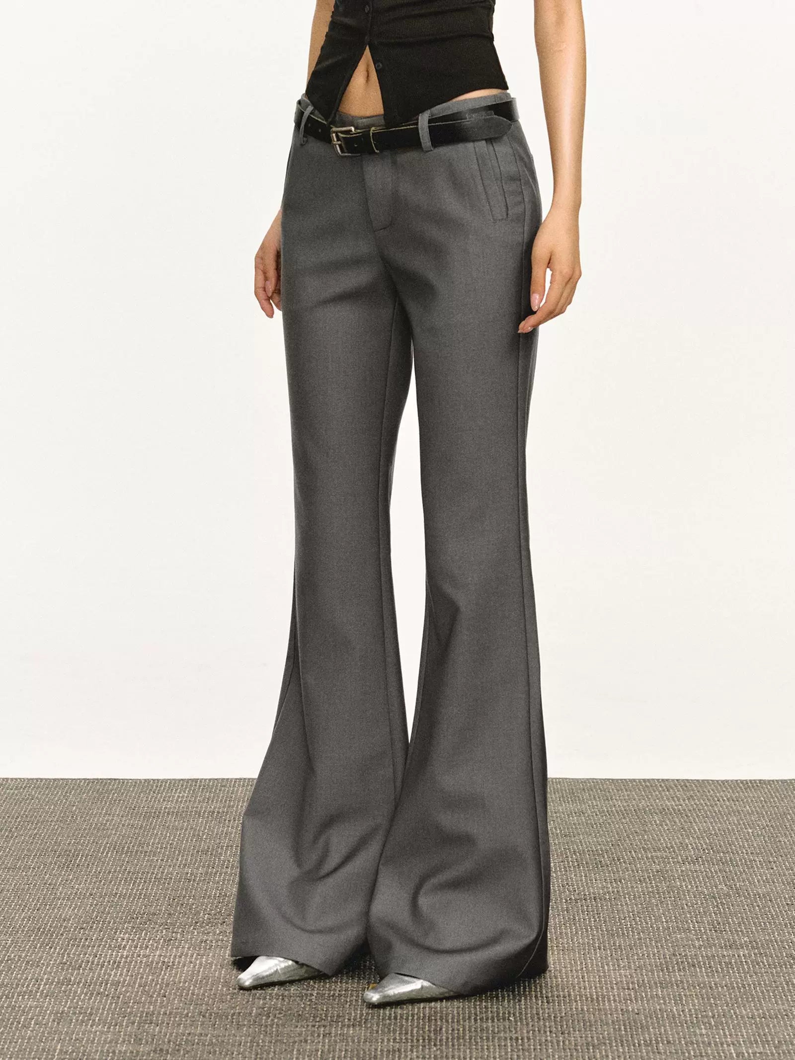 Ariseism Vintage Wide Leg Pull Suit Pants