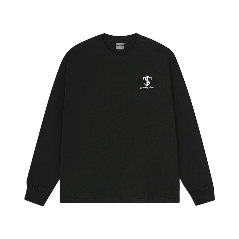 STK Hip Hop Embroidery LOGO Casual Long Sleeve