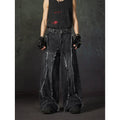 NUndefined Rough Rivet Wide Leg Loose Jeans