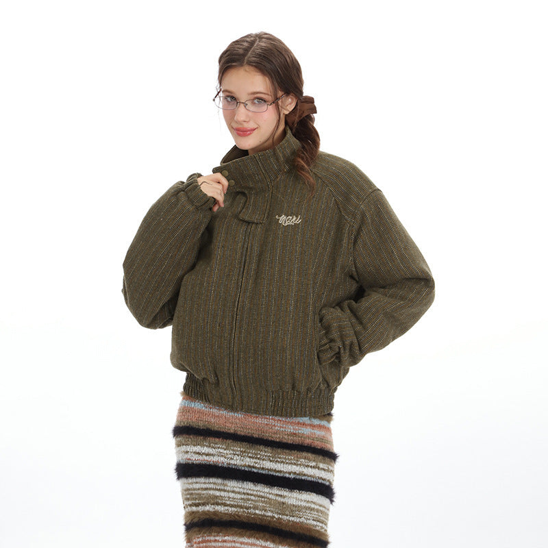 Nariele Vintage Korean Casual Short Jacket