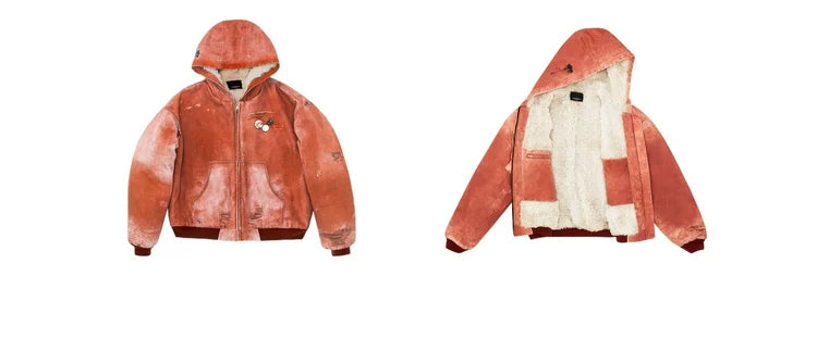 NONRADICAL 3D Printed Bead Sail Hooded Fleece Jacket