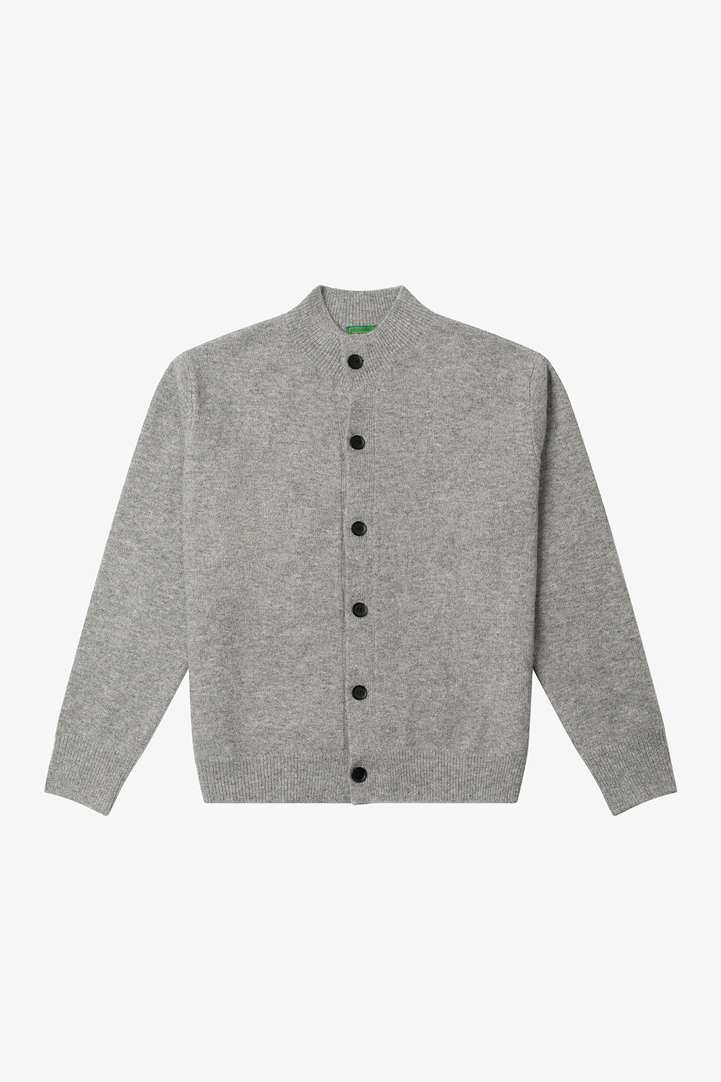 NO LOGO Knitted Button-up Neck Cardigan Sweater