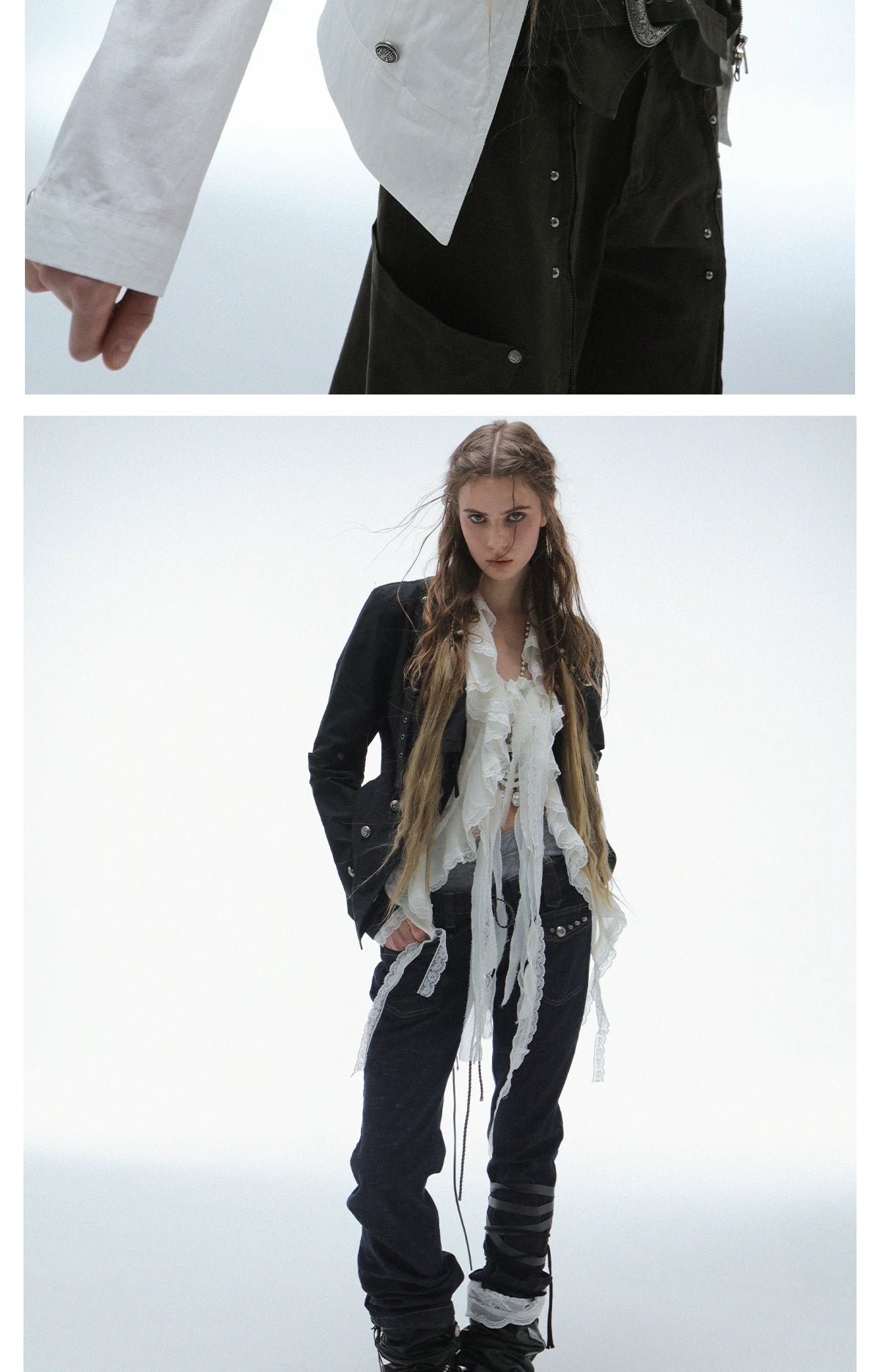 DoublePunch High-neck Vintage Metal Buckle Padded Thickened Jacket