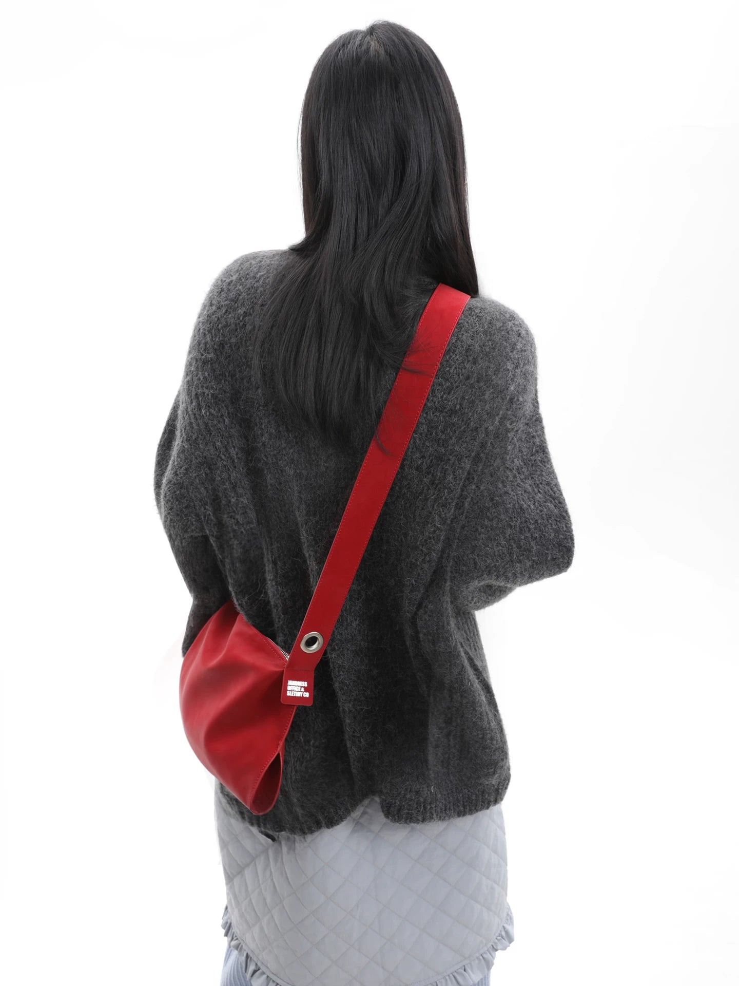 JANDRESS Soft Leather Crossbody Armpit Bag