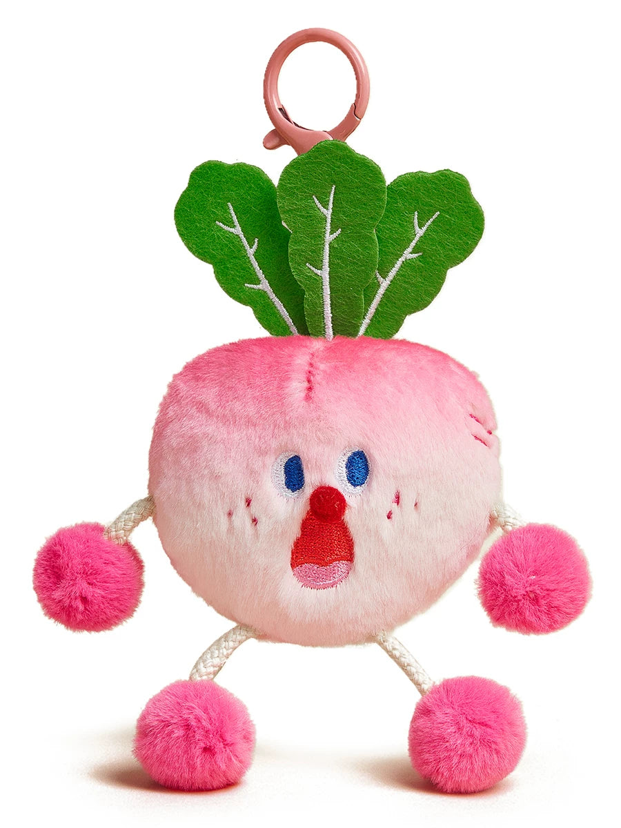 DINGROSEDAWN Scream Pull Vegetable Bag Pendant Plush Toy