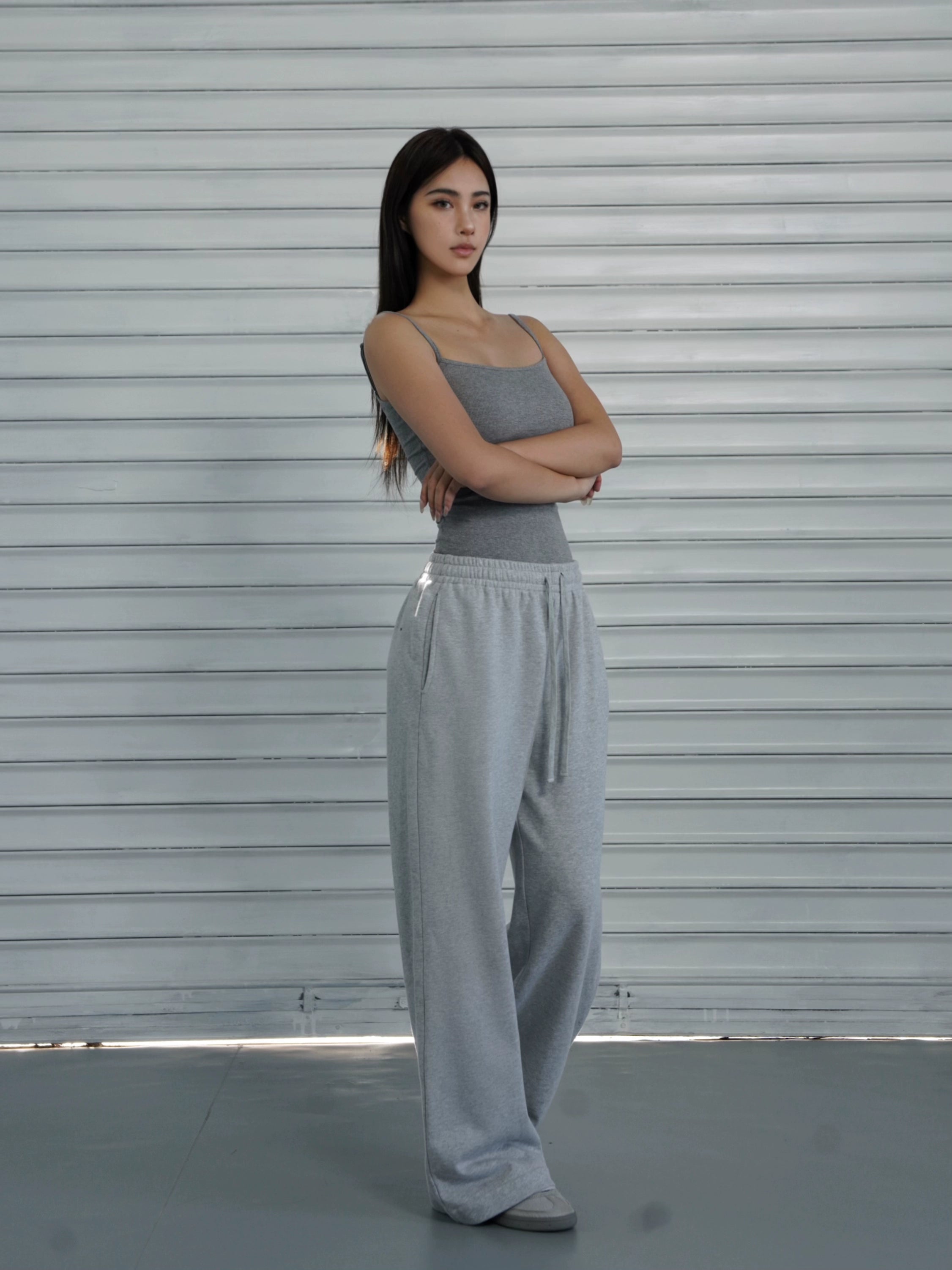 Jim Kennet Low Waist Straight Versatile Sweatpants