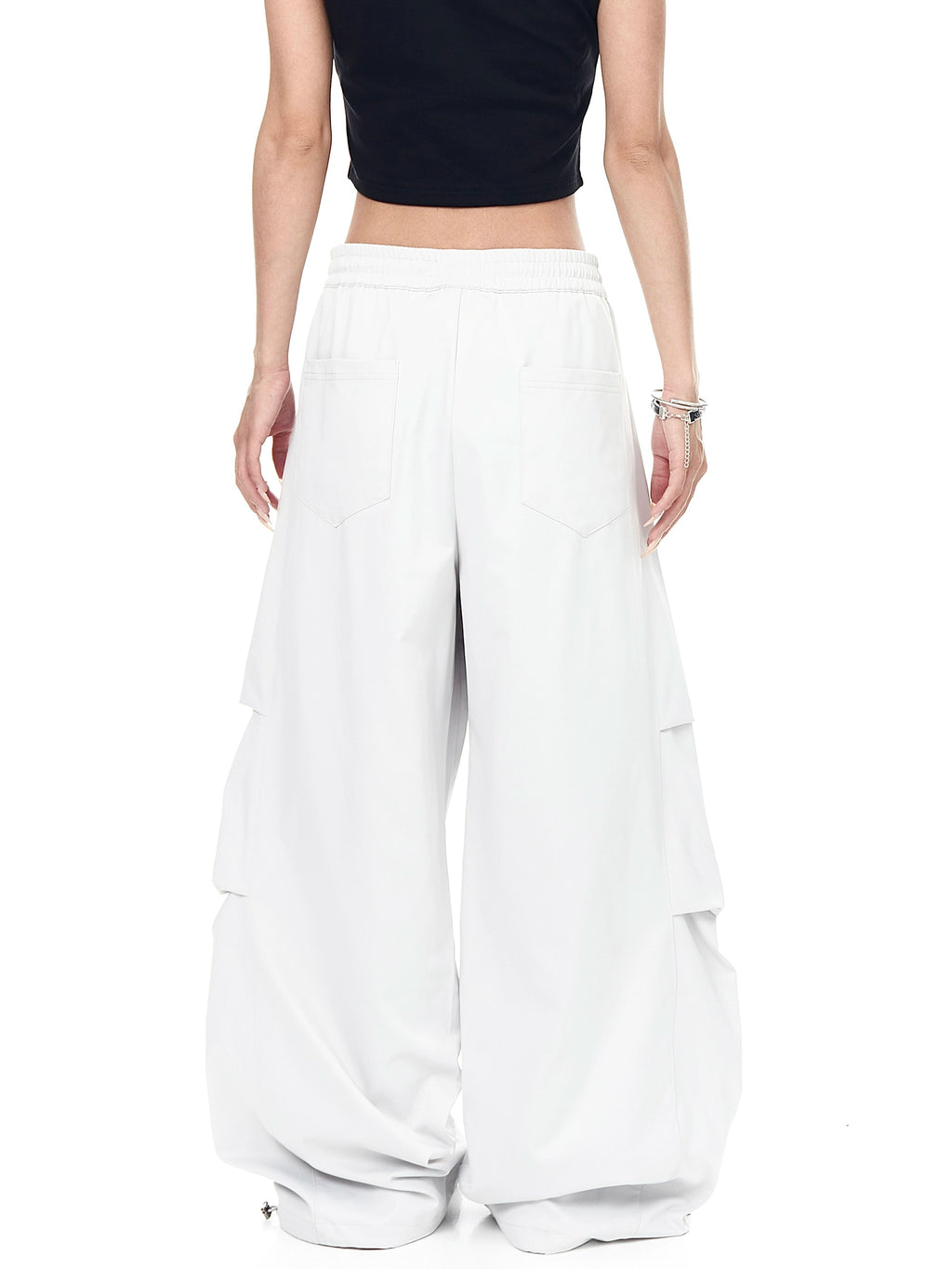 BLACKLISTS Pleated Quick-drying Tooling Narrow Scimitar Pants