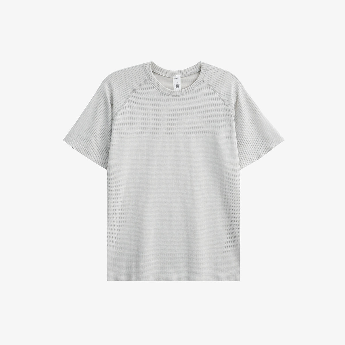 NO LOGO Quick Drying Seamless Jacquard Sports Slim Tee