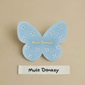 Mule Donkey Blue Butterfly Girl Side Clip Side Hair Accessories