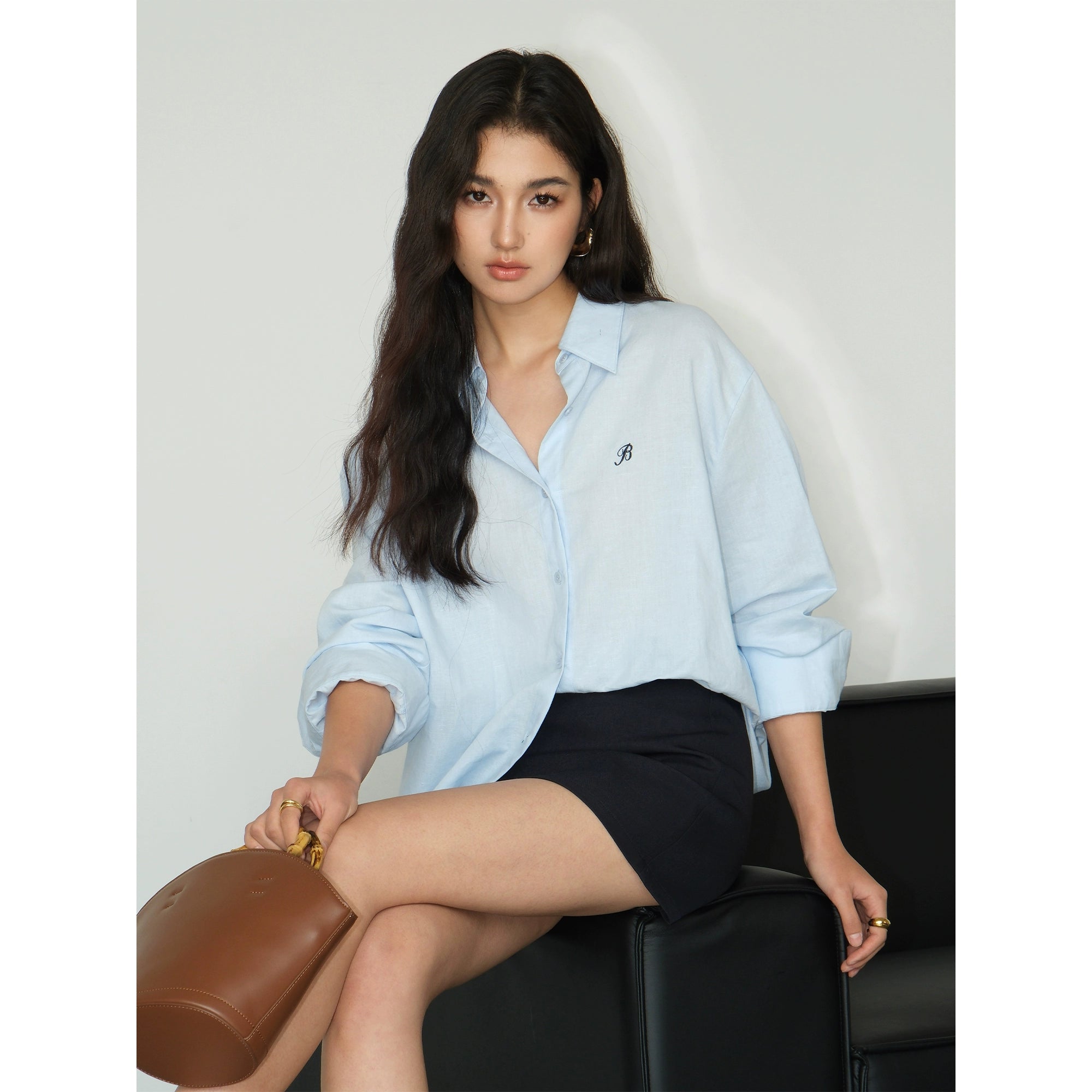 NEVA HU Loose Temperament Shirt