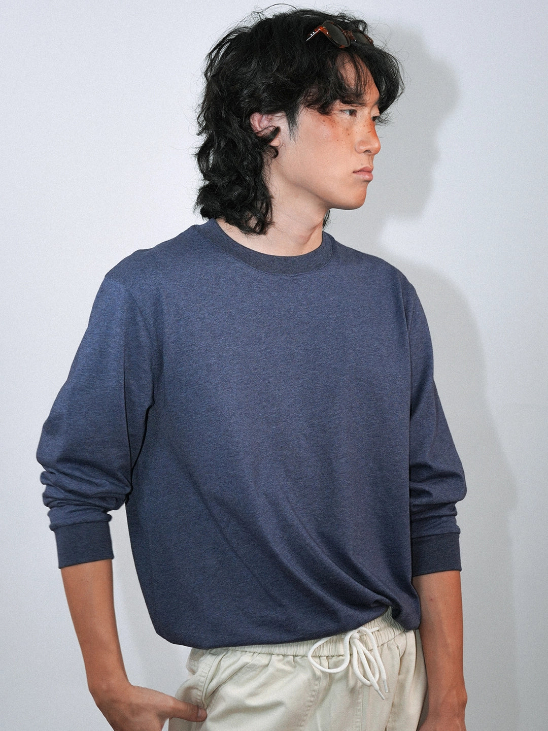 O3PARK Micro Loose Versatile Commuter Base Long Sleeve