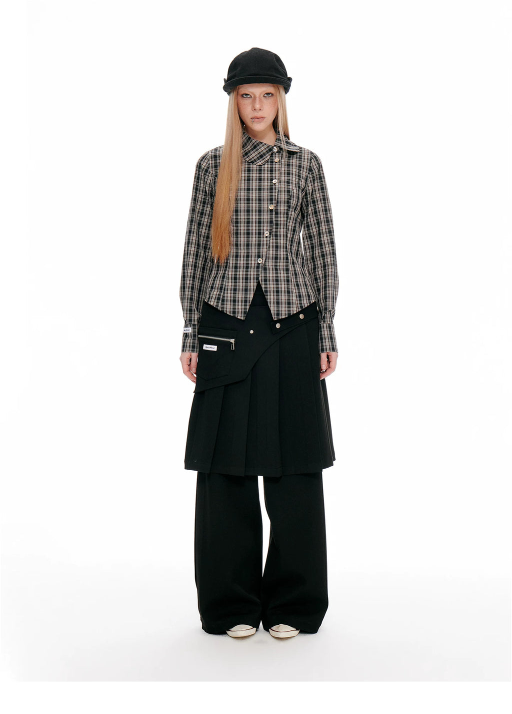 JIKOO Retro Loose Straight Culottes