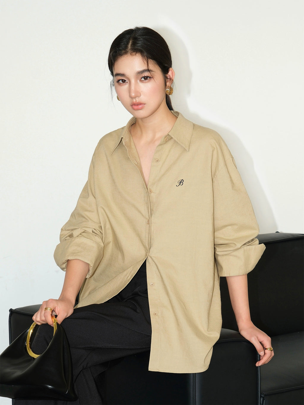 NEVA HU Loose Temperament Shirt