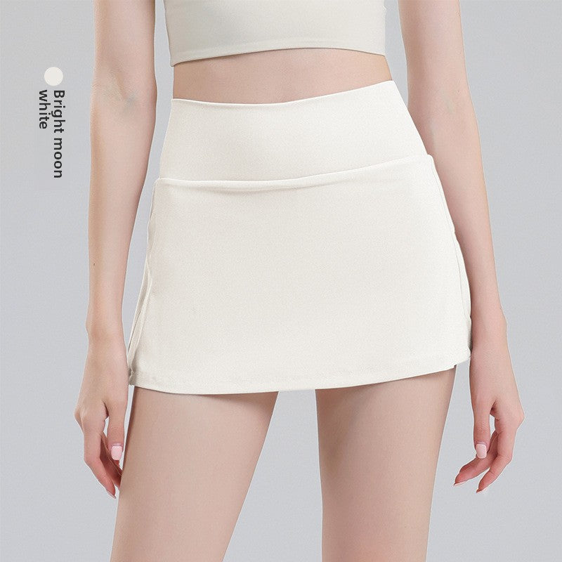 TIANQINGSE Skirt with Pockets, Thin Buttocks, Quick-drying Fitness Skirt
