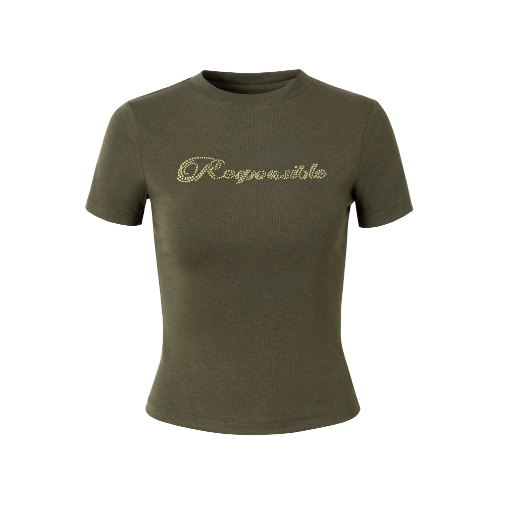 RPB BRAND Short Slim Hot Diamond Babes Tee