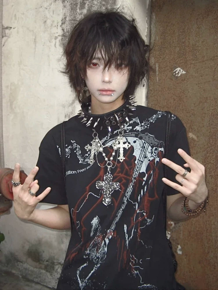 PAIKI Sickle String Vision Shoulder Tee