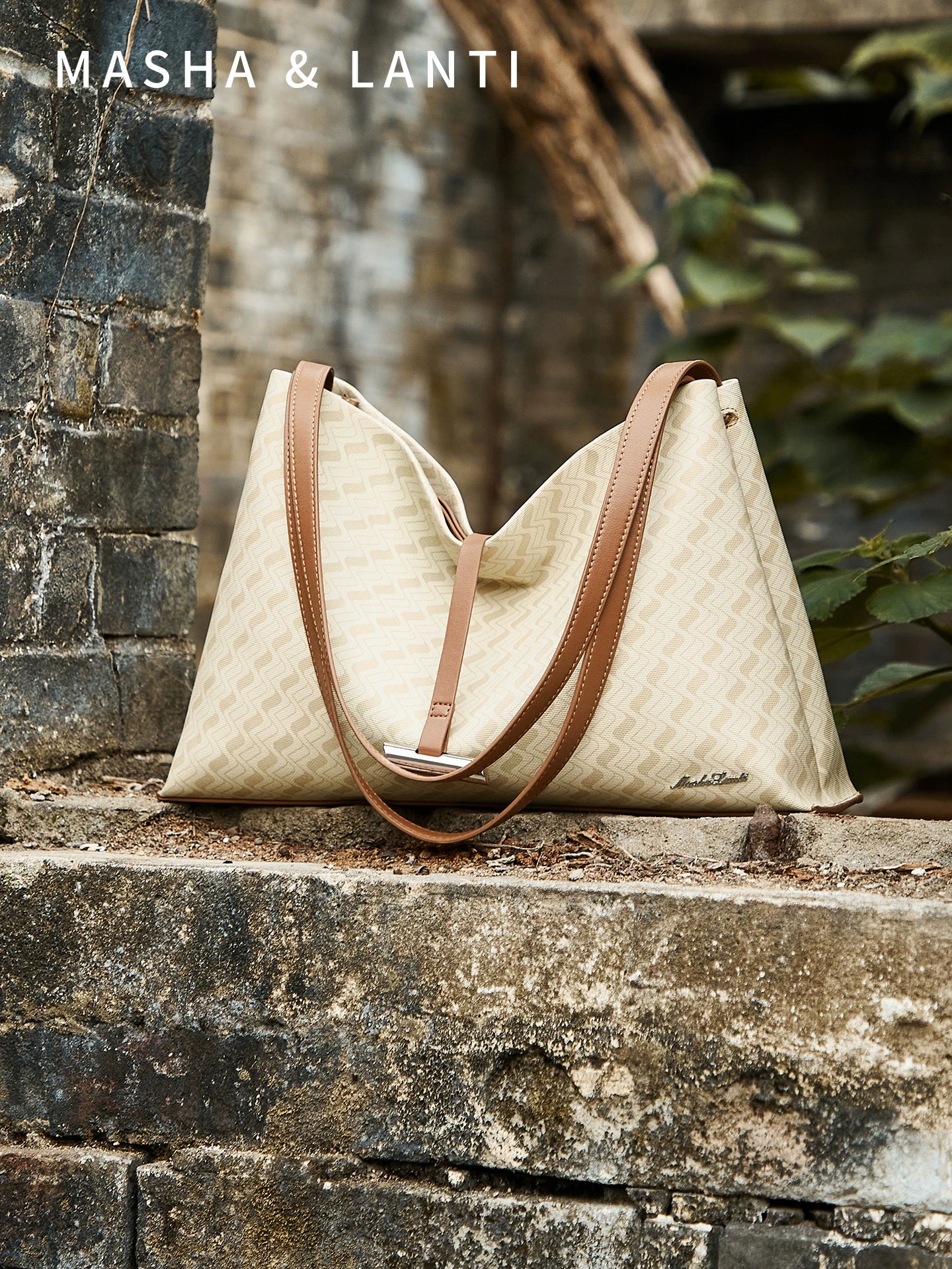 Masha Lanti Premium Light Luxury Shoulder Underarm Handbag