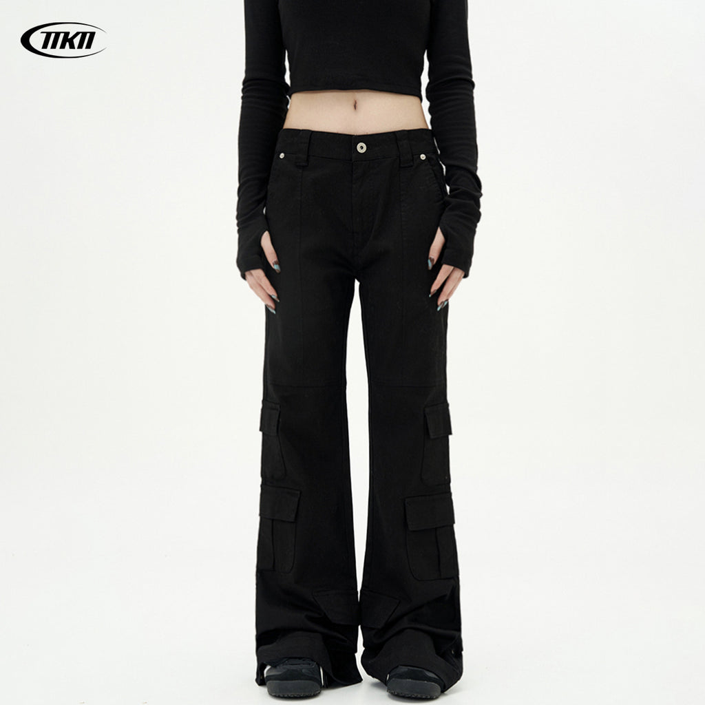 11KN  women's micro-pull vibe slim-fit Pants