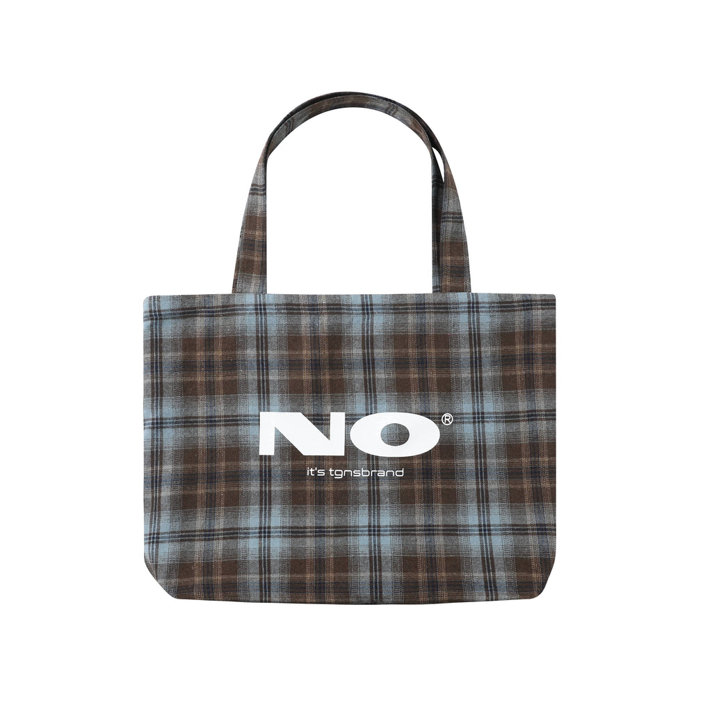 TGNS Vintage Commuter Plaid Canvas Bag