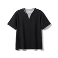 SIMWOOD Cool Fake Two Pieces Casual Loose Tee