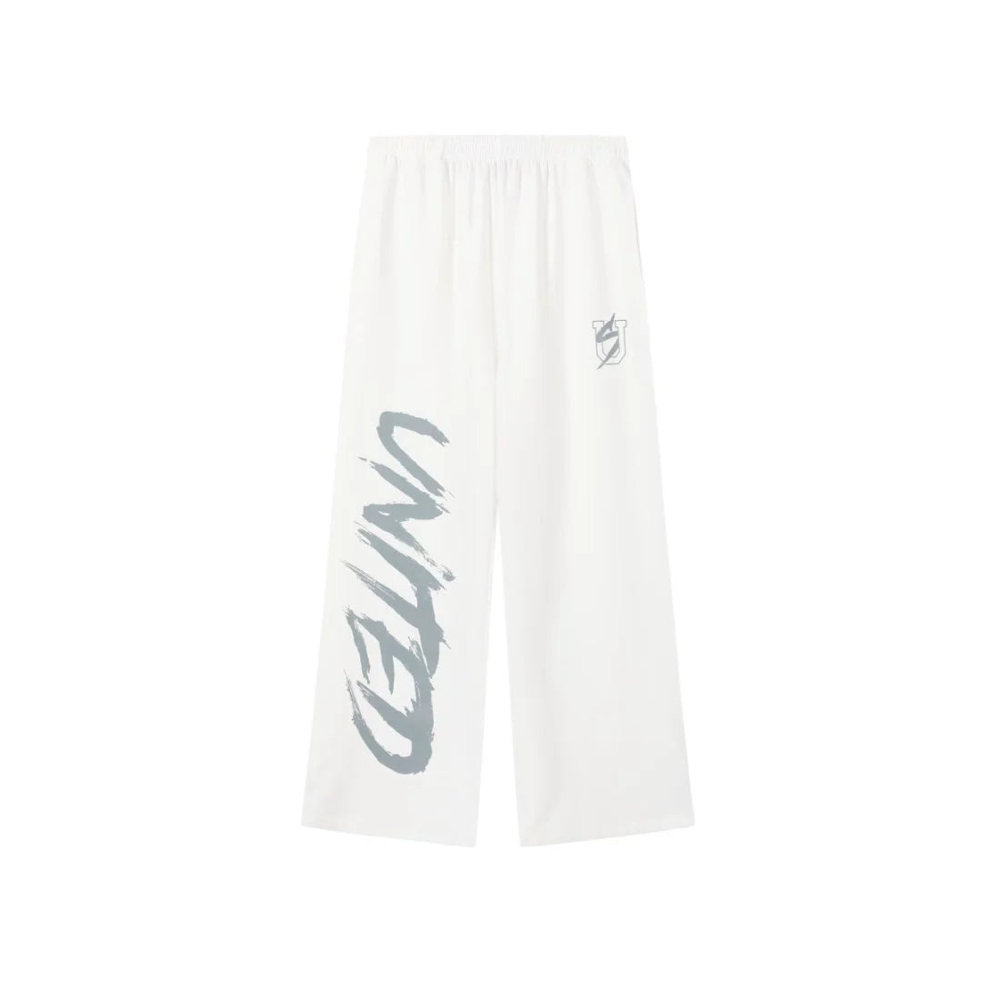 US Ink Graffiti Alphabet Print Trousers