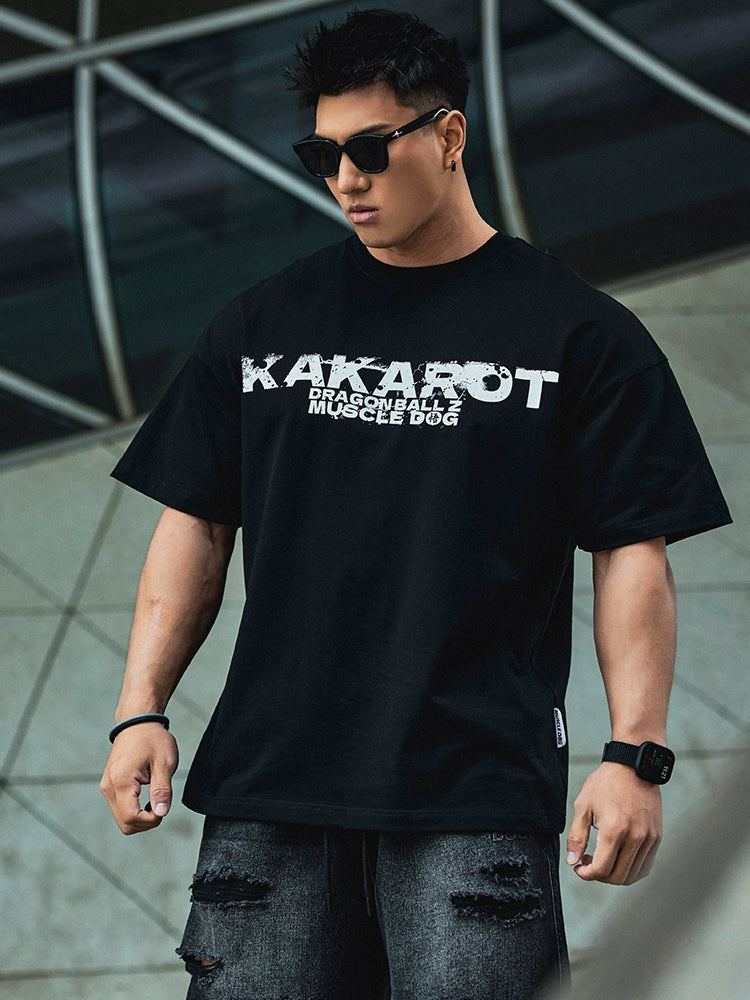 Muscledog Loose Casual Half Sleeve Training Gym Tee