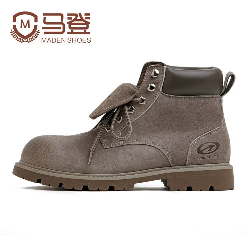 Maden Flip Medium Help Leather Vintage Tooling Martin Boots
