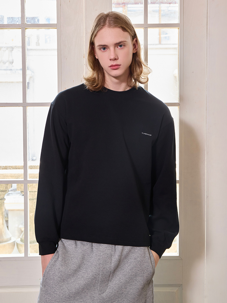 VLABMADE Simple and High-end Small Logo Printing Long Sleeve