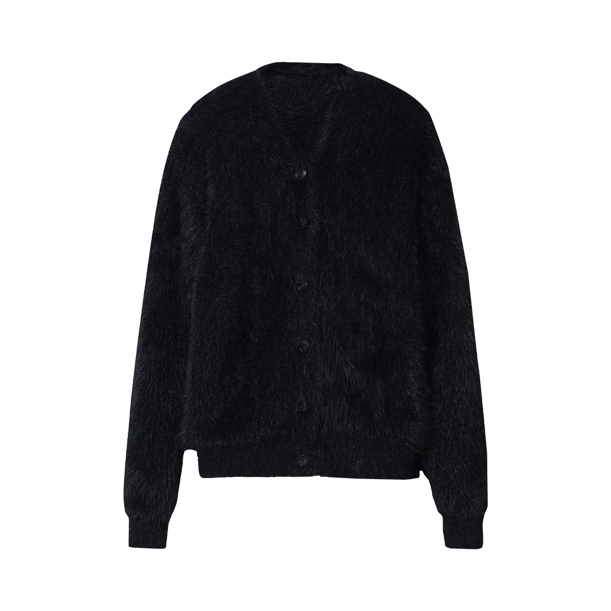 FUNKYFUN Imitation Mink V-neck Cardigan Sweater Jacket