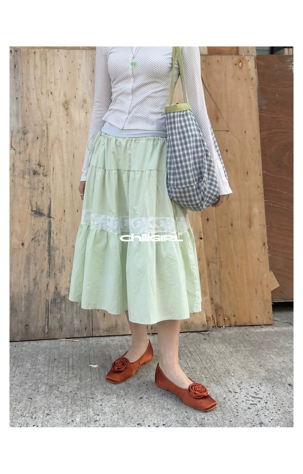 CHILIGIRL Square Head Flat-soled Shoes