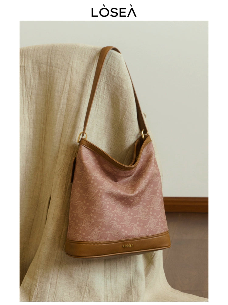 LOSEA Ruyi Moire Premium Bucket Bag